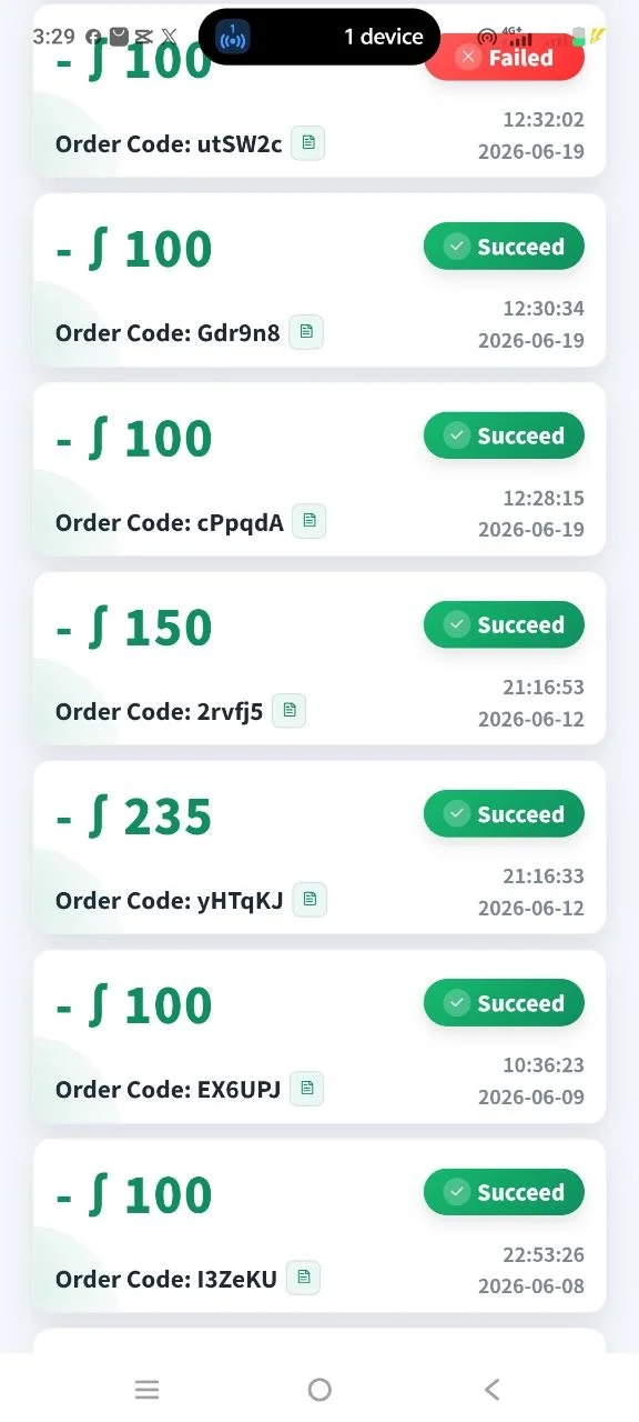 Ajay Pay App Payment Page - Cashback 4.2% and Claim INR Orders